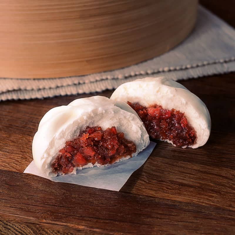 char siu steamed bun